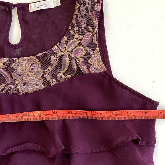 Ricki's ruffle sleeveless blouse - Picture 3 of 4